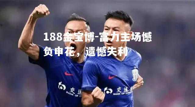 富力主场憾负申花，遗憾失利